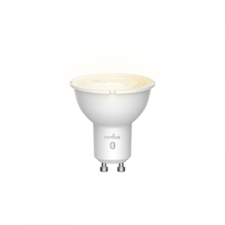 Nordlux Smart GU10 Leuchtmittel dimmbar angenehmes Licht 4,7W wie 50W 2700K warmweiß - Smart Home System Bluetooth, WLAN